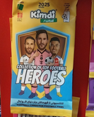 کارت بازی کیمدی فوتبالی سری heros 2025 بسته 24 عددی