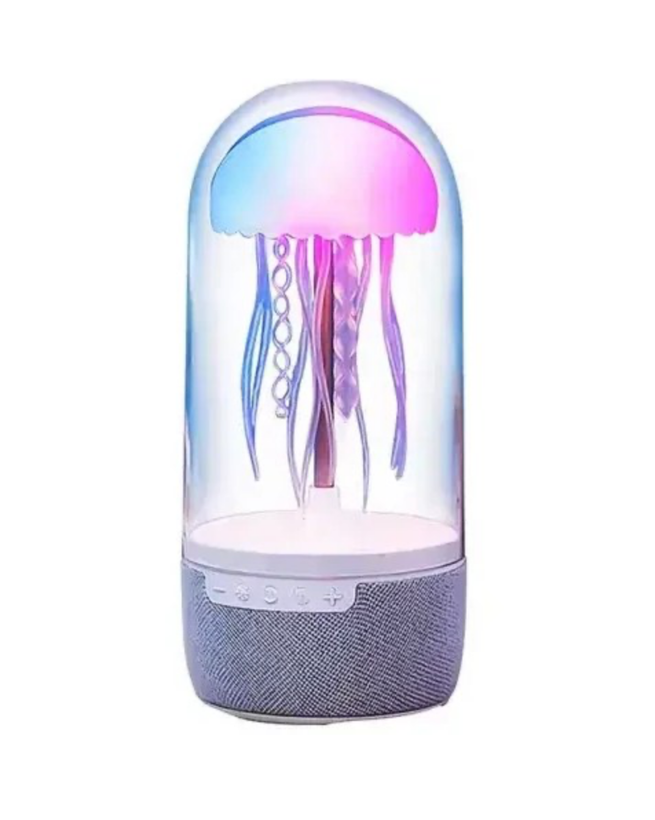 چراغ خواب و اسپیکر بلوتوثی عروس دریایی متحرک (مدل Sports Lights Jellyfish Speaker)