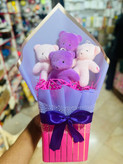 بوکت خرسی دسته گل عروسکی ( ارسال فوری )