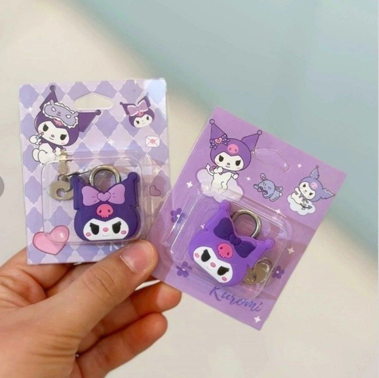 قفل کودک کرومی (قفل ضد سرقت کیف مدرسه و جامدادی) فانتزی کیوت پینترستی